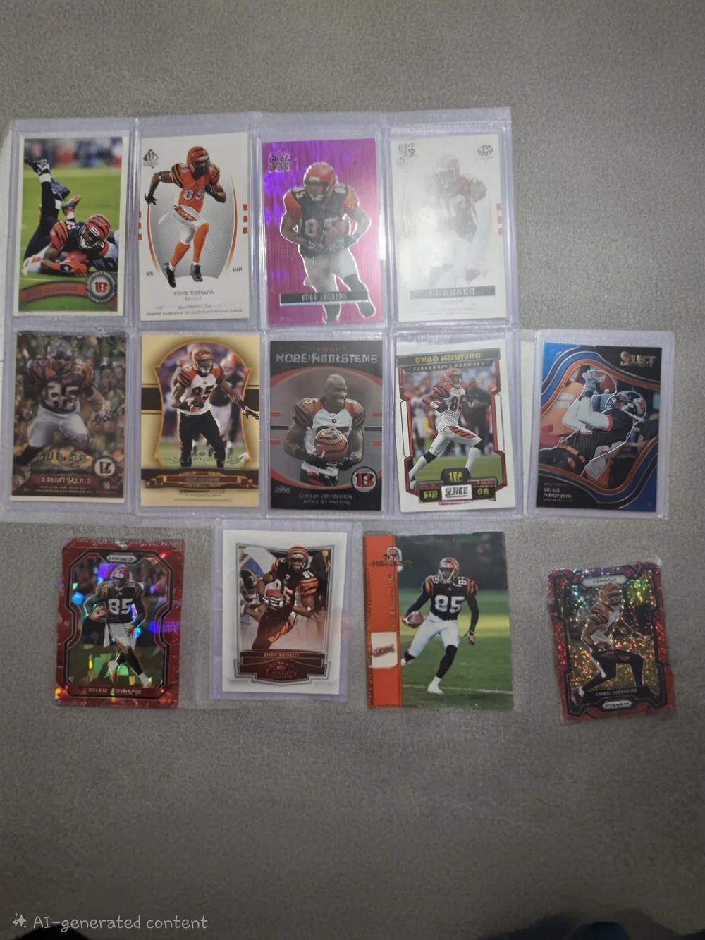 Autographed Cincinnati Bengals Chad Johnson Game Photo - 2Rare Cards Included